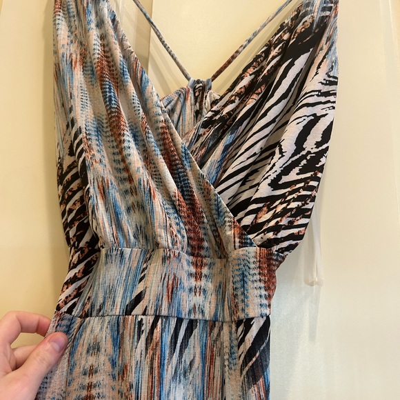 Abstract maxi dress - Picture 3 of 5